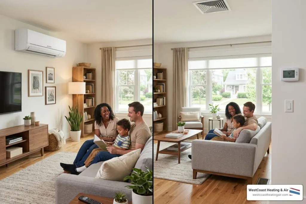 ductless vs central hvac pros and cons