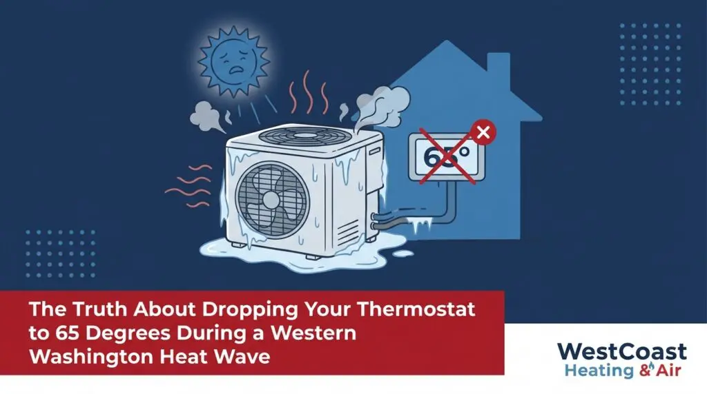 The Truth About Dropping Your Thermostat to 65 Degrees During a Western Washington Heat Wave — featured image