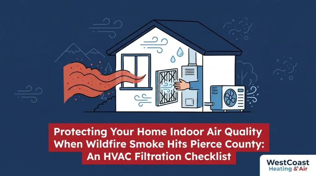 Protecting Your Home Indoor Air Quality When Wildfire Smoke Hits Pierce County: An HVAC Filtration Checklist — featured image