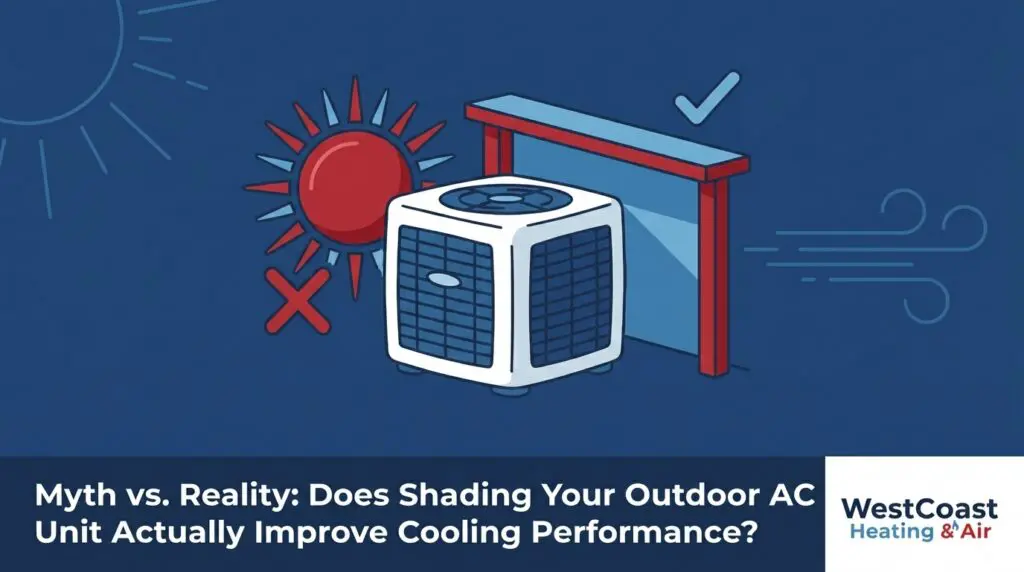 Myth vs. Reality: Does Shading Your Outdoor AC Unit Actually Improve Cooling Performance? — featured image