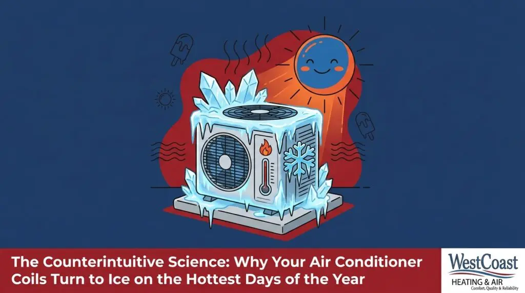 The Counterintuitive Science: Why Your Air Conditioner Coils Turn to Ice on the Hottest Days of the Year — featured image