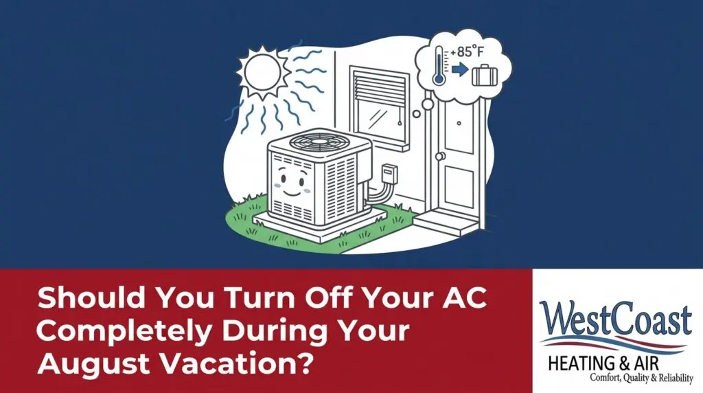 Should You Turn Off Your AC Completely During Your August Vacation? — featured image