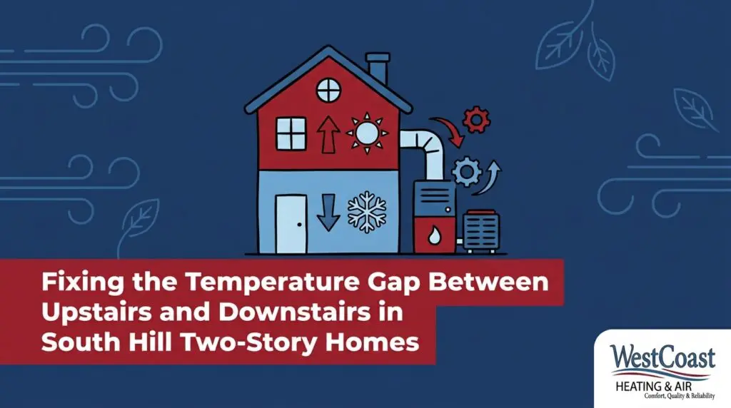 Fixing the Temperature Gap Between Upstairs and Downstairs in South Hill Two-Story Homes — featured image