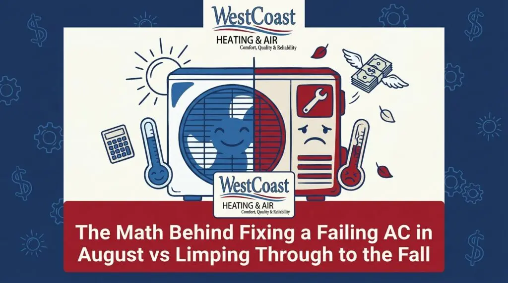 The Math Behind Fixing a Failing AC in August vs Limping Through to the Fall — featured image