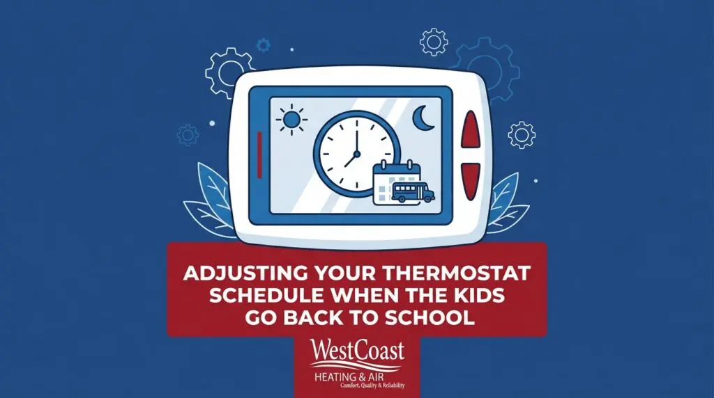 Adjusting Your Thermostat Schedule When the Kids Go Back to School — featured image