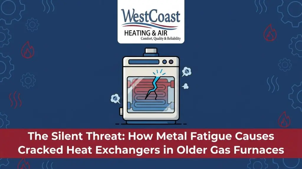 The Silent Threat: How Metal Fatigue Causes Cracked Heat Exchangers in Older Gas Furnaces — featured image
