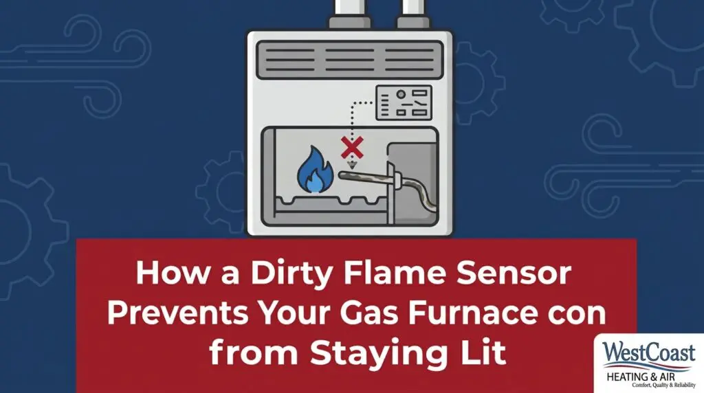 How a Dirty Flame Sensor Prevents Your Gas Furnace from Staying Lit — featured image