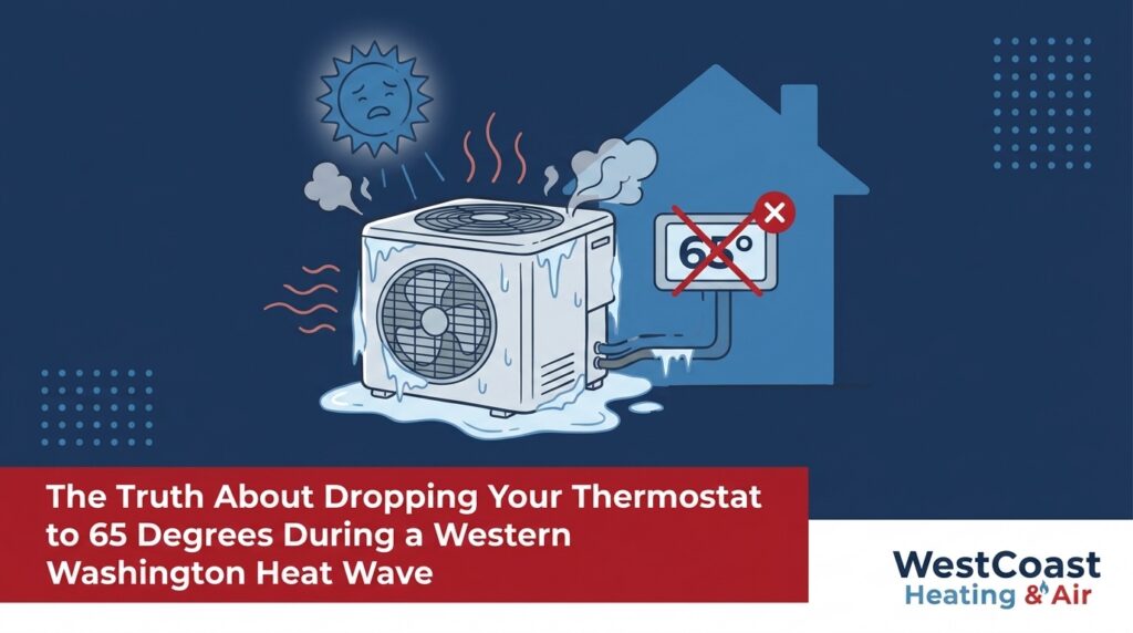 The Truth About Dropping Your Thermostat to 65 Degrees During a Western Washington Heat Wave — featured image