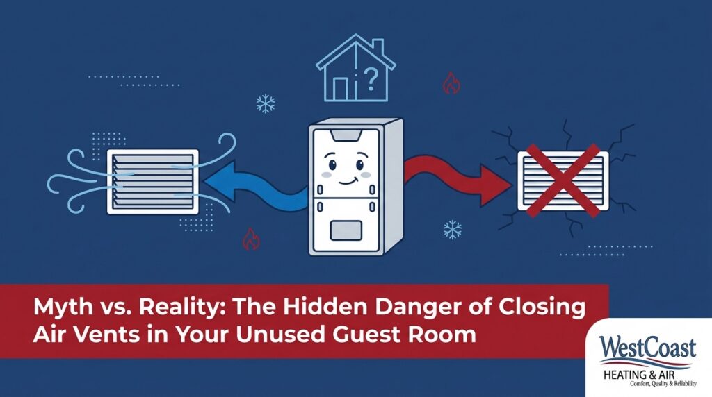 Myth vs. Reality: The Hidden Danger of Closing Air Vents in Your Unused Guest Room — featured image