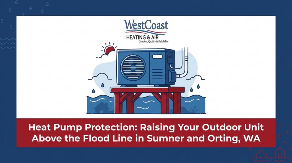 Heat Pump Protection: Raising Your Outdoor Unit Above the Flood Line in Sumner and Orting, WA — featured image