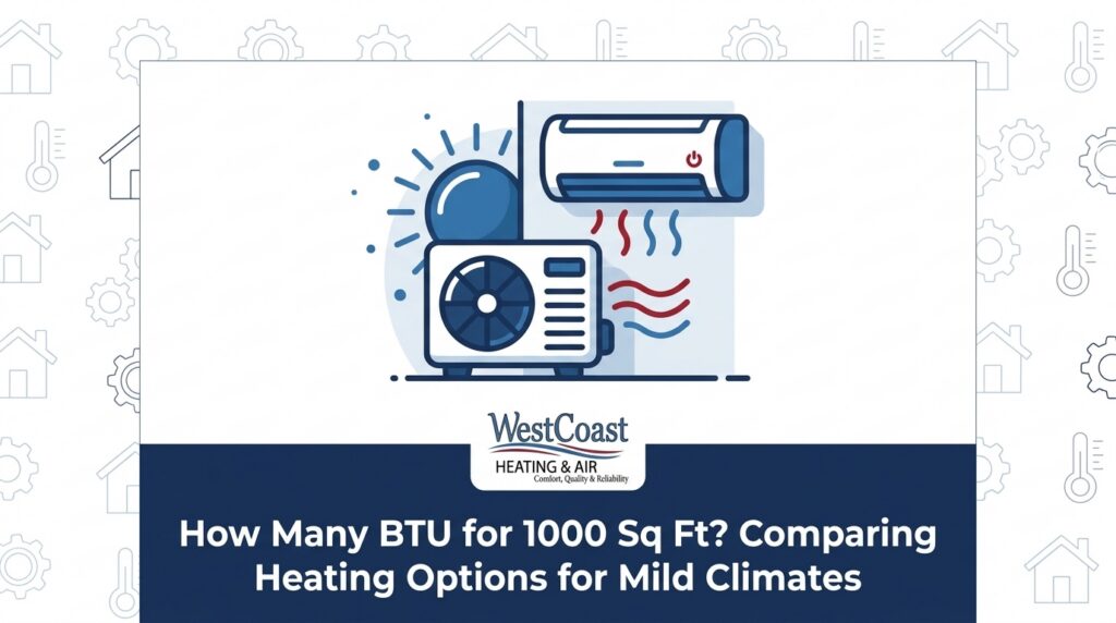 How Many BTU for 1000 Sq Ft? Comparing Heating Options for Mild Climates — featured image