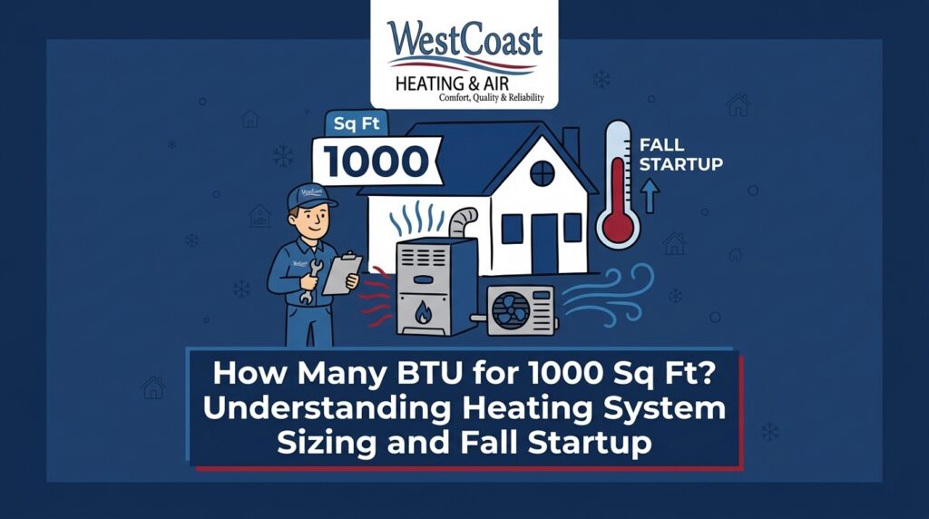 How Many BTU for 1000 Sq Ft? Understanding Heating System Sizing and Fall Startup — featured image